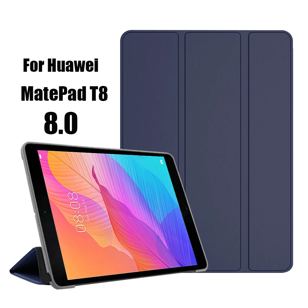 Чехол из искусственной кожи для Huawei MatePad T8 8 0 чехол с откидной крышкой Funda T