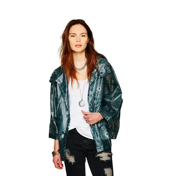 

Outdoor Fashion Women Portable Raincoat TPU Environment Raincoat With Hood Girls Rain Coat Rainwear