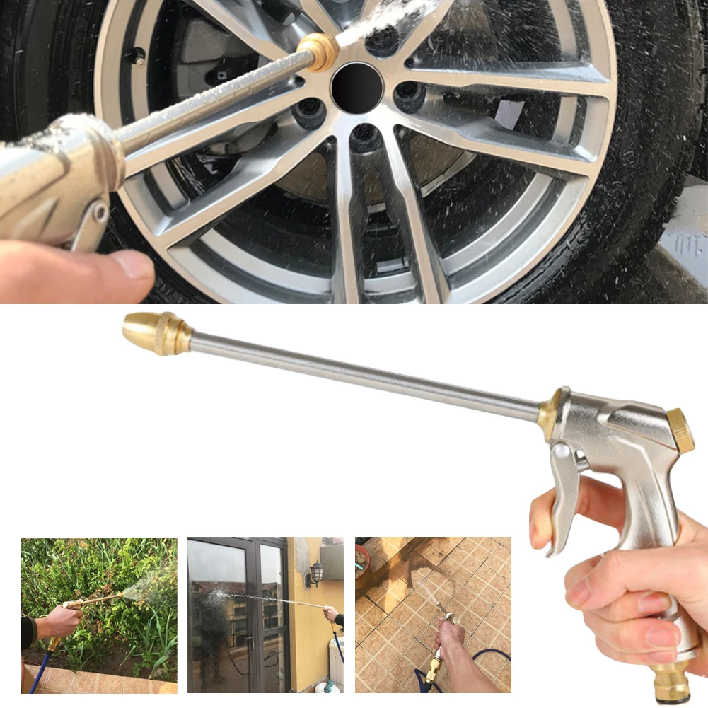 

High Pressure Power Water Gun Car Washer Water Jet Watering Spray Sprinkler Garden Washer Hose Nozzle Sprayer Cleaning Tool