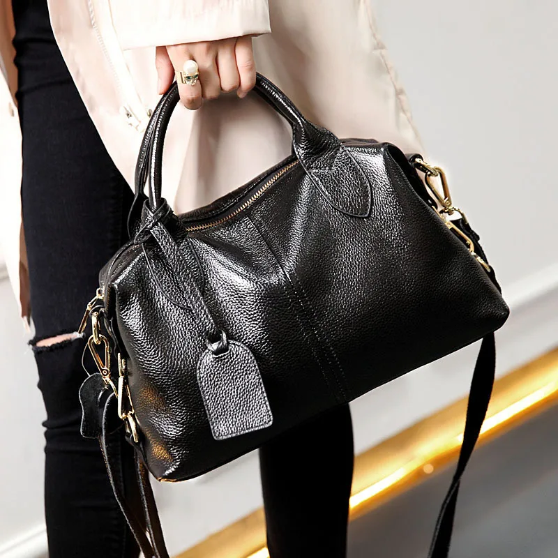 

BOSTON WOMEN'S Bag Europe And America WOMEN'S Leather Bags Handbag Crossbody Bag 2019 New Style Pillow