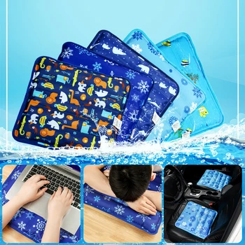 

Summer Thickened Cooling Ice Water Cushion Waterproof Cool Office Home Chair Cushion Pad SRefillable Water Bag Seat Cushion