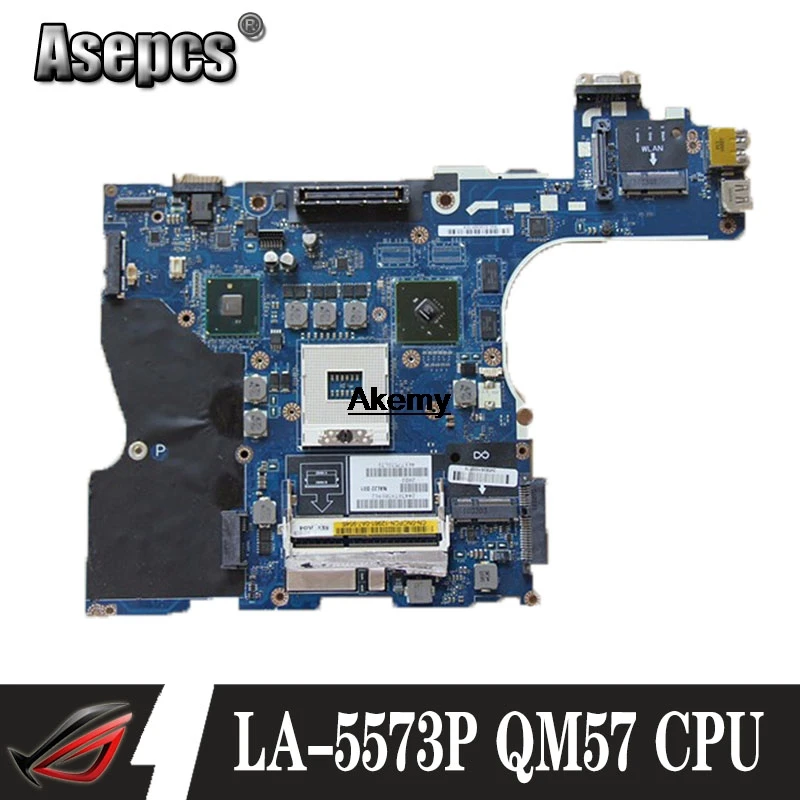 

Free shipping FOR E6510 LA-5573P NCPCN 0NCPCN CN-0NCPCN for laptop motherboard QM57 CPU DDR3 100% fully tested