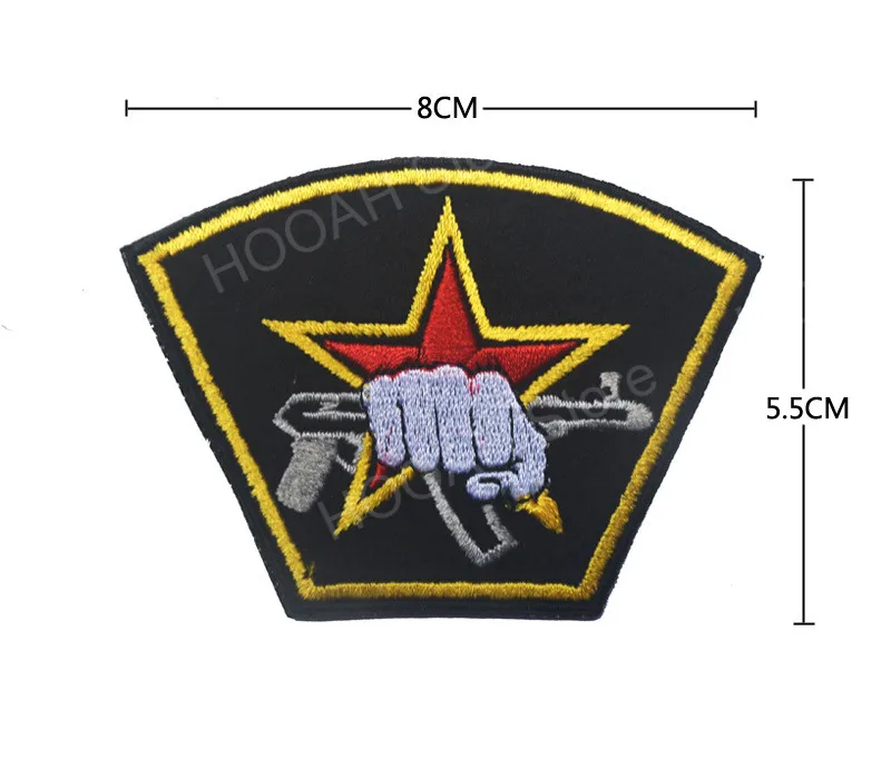 Kalashnikov Classic Tactical Embroidered Patch - I Love AK Design