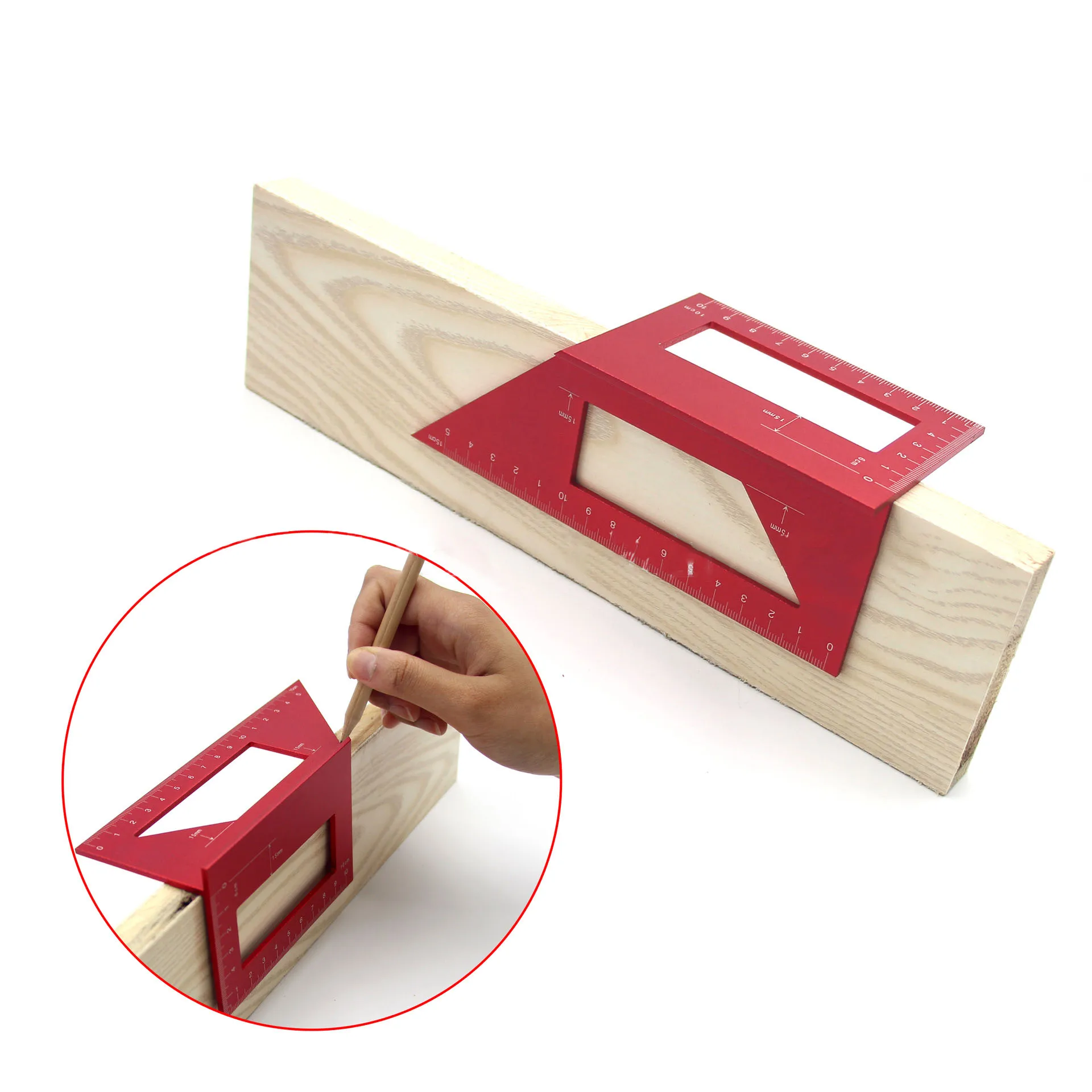 

Hardware Wood Locator Module Board Cutting Punch Drill Pin Joints Woodworking Aluminum Alloy Locator