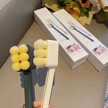 

Bath Brush Bath Rubbing Towel Brush Long Handle Soft Hair Bath Brush Backrubbing Artifact bath sponge shower brush long handle