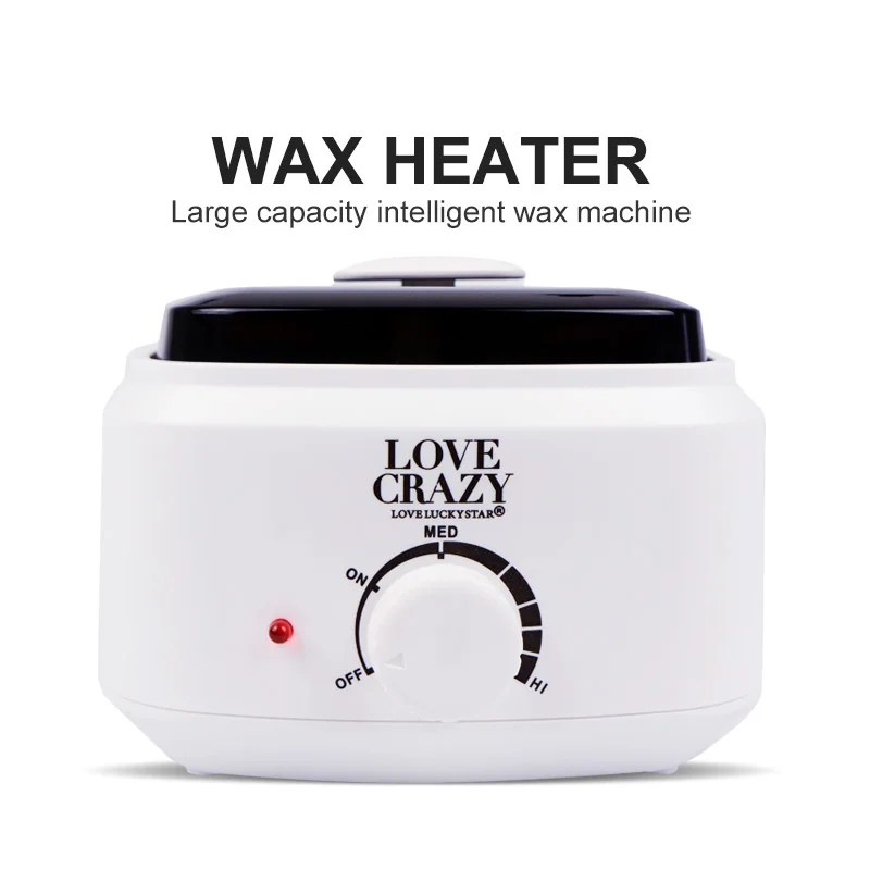 White wax heater 2 цвета, хит, инструмент для удаления волос, эпилятор, нагреватель воска, профессиональный мини-Спа Ручной эпилятор, парафин для ног, розовый, белый - Цвет: White wax heater