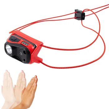 

15W XPG LED Hunting Headlamp PIR Motion Sensor Head Torch Light 800mAh USB Rechargeable Work Light 4Mode Red Warning Strobe