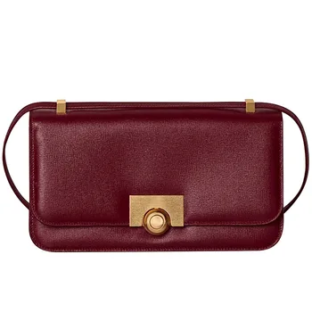 

2020 New Female Bag Leather Box Tofu Bag Shoulder Messenger Portable Small Square Bag Autumn and Winter Fashion Armpit Bag