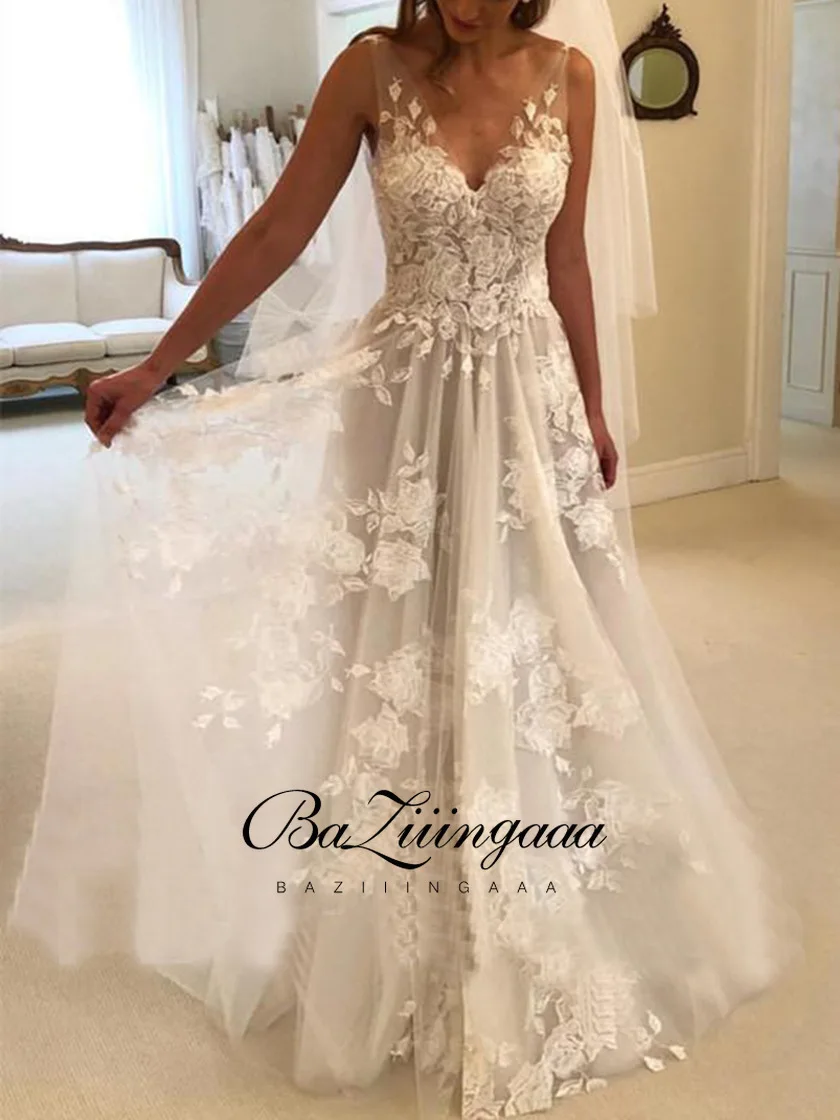 Elegant Lace Mermaid Wedding Dress Full Floral Print Up Church Suitable for Africa Europe Americas Bride | Свадьбы и торжества