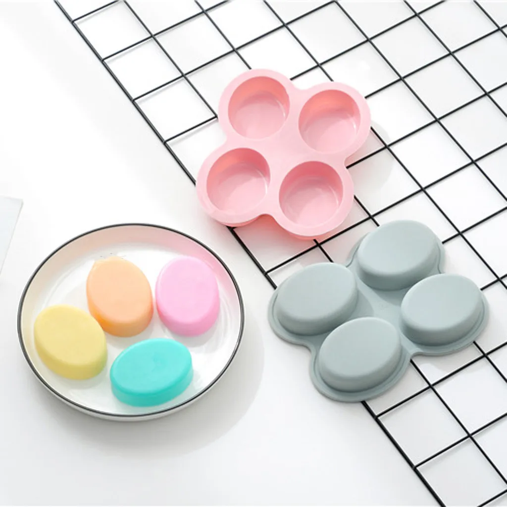 4 сетки многофункциональные силиконовые формы для мыла DIY ручной работы ремесло 3D кухня делая формы квадратные формы средство, мыло делая форму