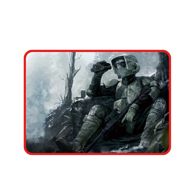 350x250mm FFFAS HD игровой коврик для мыши RGB с блокировкой края Удобная картинка помогает мыши эффективно перемещать светильник - Цвет: 350x250mm
