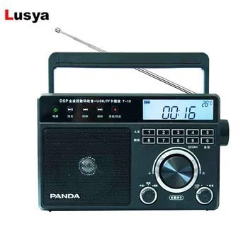 

PANDA T-19 Full band Radio FM AM SW Automatically Search the Platform Timer Switch USB U disk TF Card MP3 Player T1276