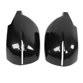 

2Pcs Car Carbon Fiber Side Rear View Wing Mirror Cover Trim for Honda Crv 2017