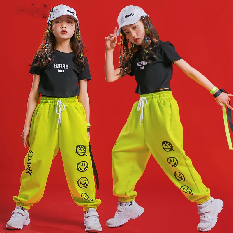 Girls Jazz Dance Costume Modern Hip Hop Clothing Tops Pink Pants For Kids Street  Dance Performance Outfit Kpop Stage Wear Bl8572 Ballroom |  centenariocat.upeu.edu.pe