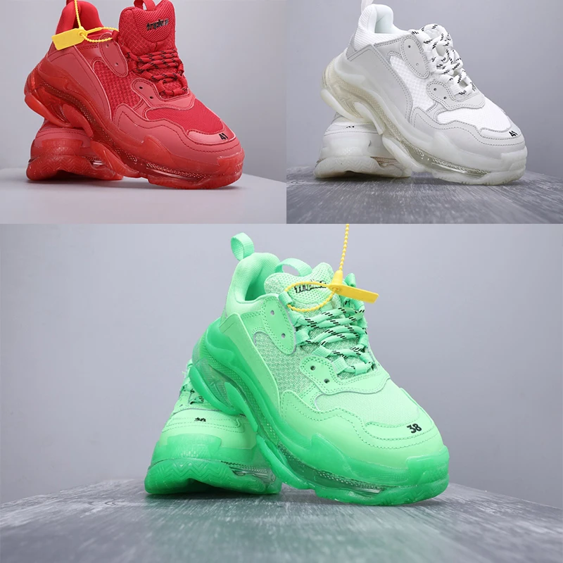

sneakers TRIPLE S SHOES Chunky SNEAKERS Zapatillas Deportivas luxury brand shoes triple s sneakers BL Brand shoes for women man