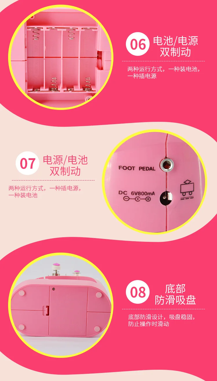 Children Electric GIRL'S Educational Tailor Sewing Machine Play House Birthday Gift Handmade Family Plastic Guangdong Province P