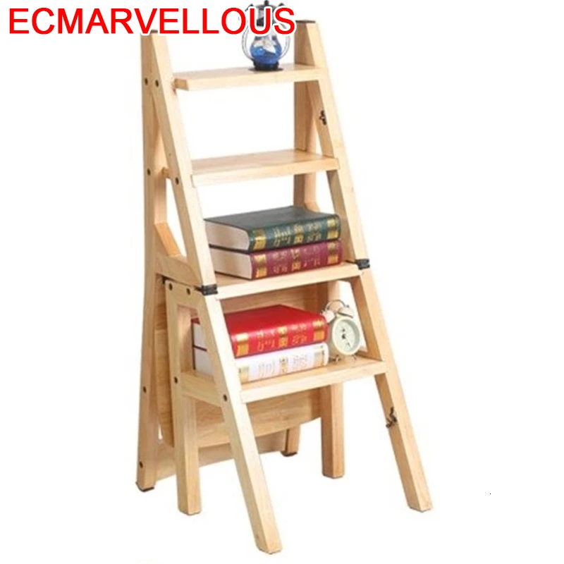 Plegable Tangga Lipat Echelle Pliante Para Cocina Sgabelli Cucina Escalera Madera стул Escaleta Stepladder Merdiven ступенчатая