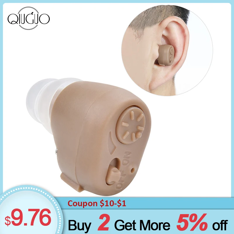 

Portable Mini Hearing Aid For the elderly Deaf Sound Amplifier In the Ear Tone Volume Adjustable Hearing Aids Ear Care