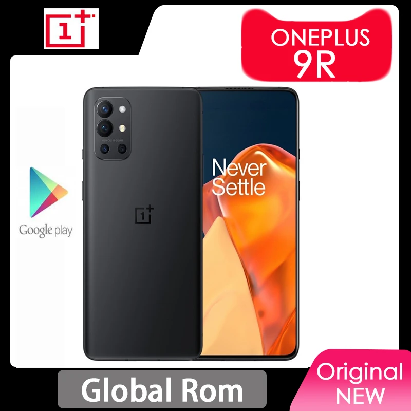 Official Original New OnePlus 9R 9 R 5G Smart Phone Snapdragon 870 6.55inch 120Hz 4500Mah 65W Super Charge NFC 48MP Rear Camera gaming ram