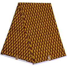 Kwanzaa Fabric Cotton Ankara Print Wax Fabric African Real Dutch Wax 6yards