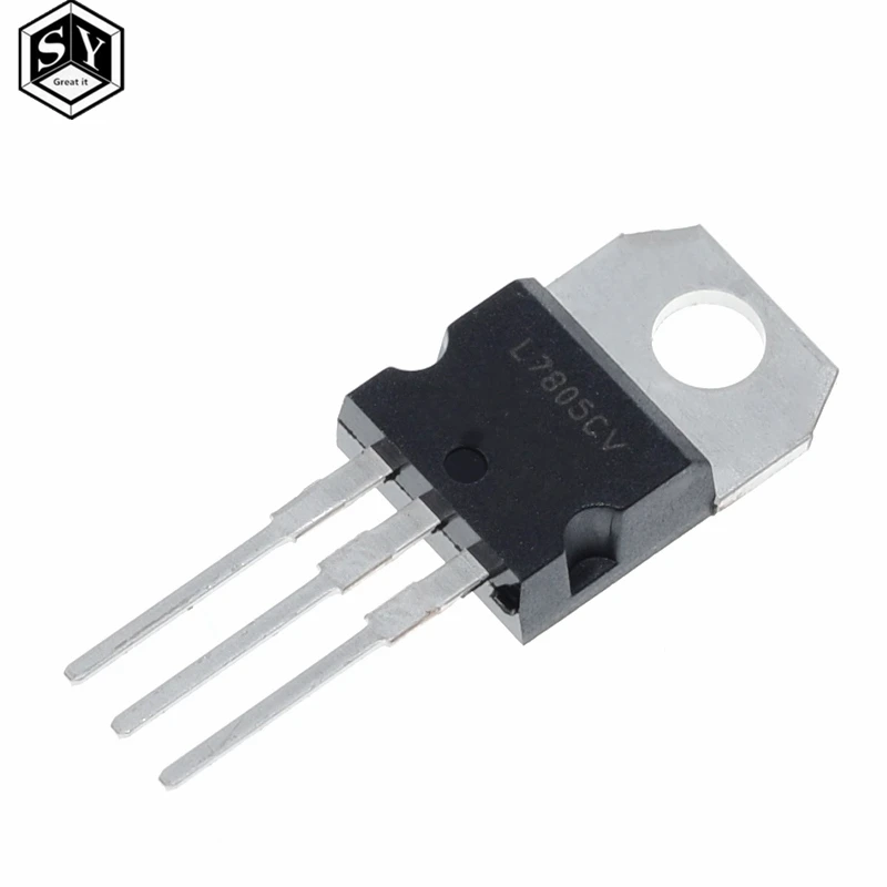 100 шт LM7805 L7805 7805 регулятор напряжения IC 5 V 1.5A TO-220 | Электронные компоненты и
