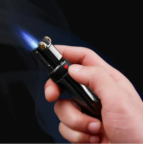 Оригинальная металлическая Бутановая газовая зажигалка jobon ветрозащитная