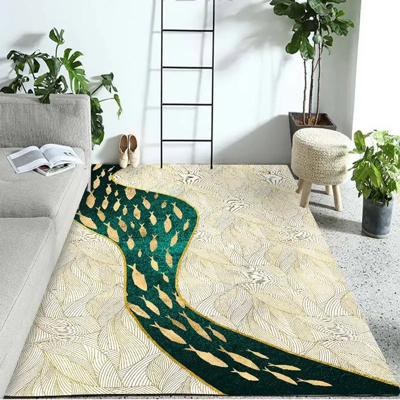 Современные скандинавские абстрактные ковры и ковры для дома, гостиной, винтажный ковер для спальни с каплями воды, большой ковер с 3D принтом - Цвет: 8