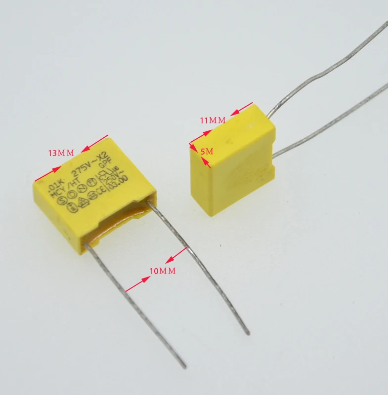 

1pcs X2 safety gauge capacitor 0.47UF 474K 275V foot pitch: 24MM for power filter