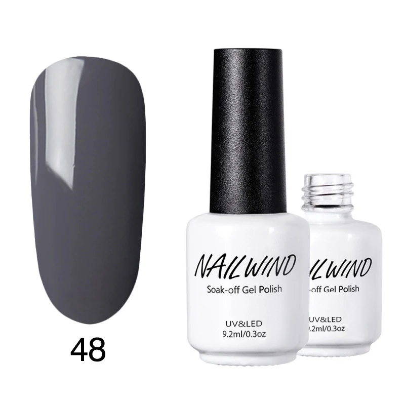 NAILWILD серия лак для ногтей 9 мл фиолетовый красный черный серый Фиолетовый УФ-лак для ногтей Клей маникюрный лак Декоративный Лак для ногтей инструмент - Цвет: 48