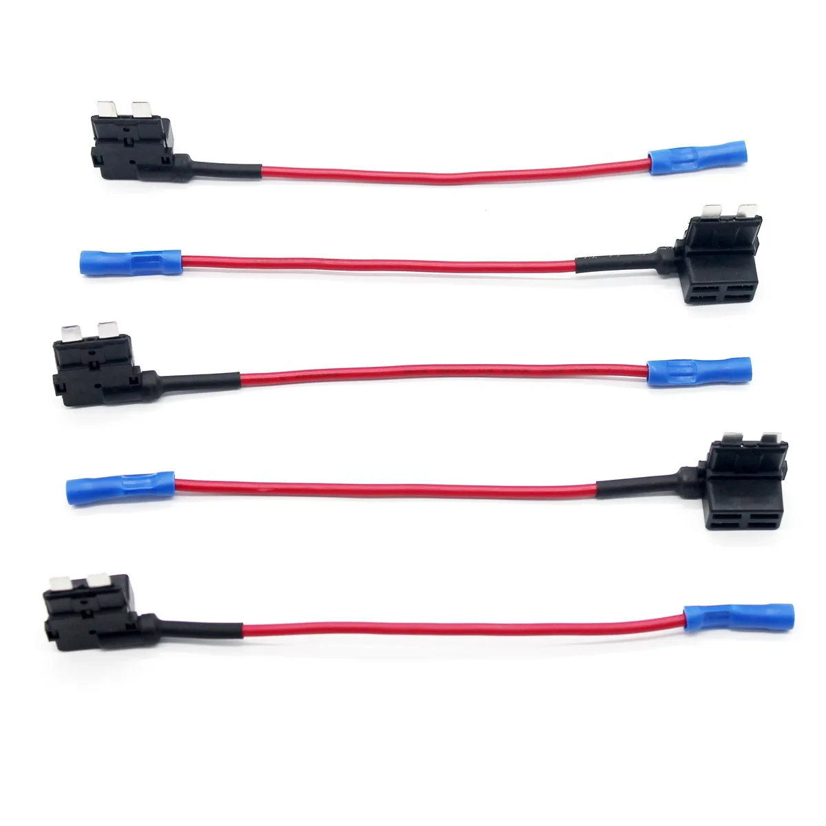 5-Pack 10A добавить цепи Стандартный лезвие предохранителя бокса держатель ACU Piggy Back Tap