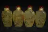 4pc Chinese folk Inside painting Guangxu Male farming glass snuff bottle 2
