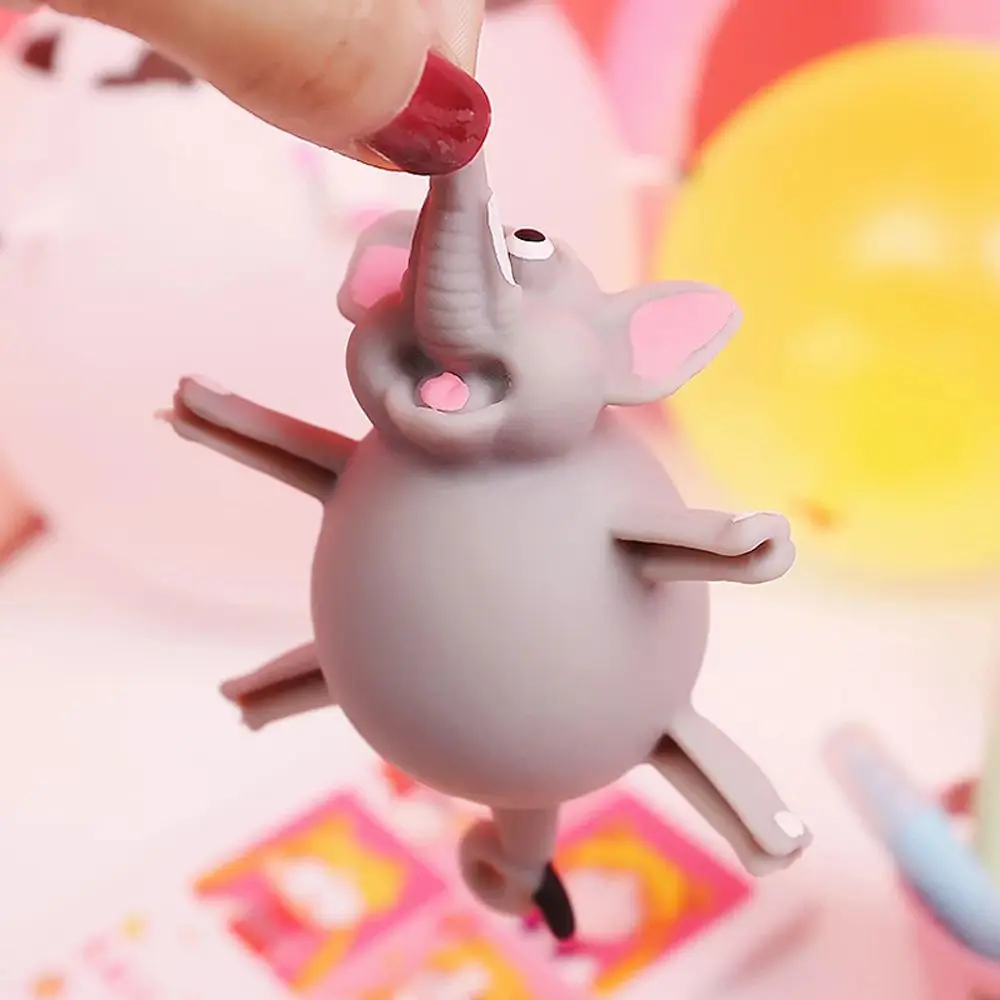 

Creative Soft Rubber Inflatable Chicken Hippo Blow Balloon Animal Stress Relief Squeeze Toy Prank Gift