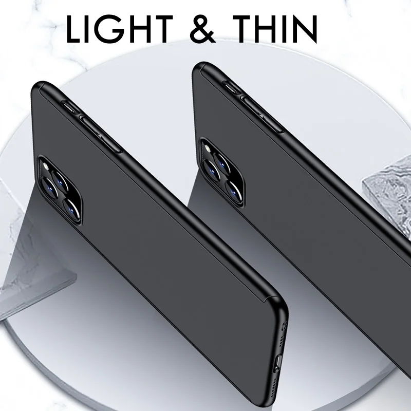 Роскошный 360 полный защитный чехол для телефона для iPhone 11 pro max x xr xs max чехол для iPhone 8 Plus 7 6 6s 5 5S se чехол оболочка