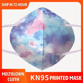 

10/20/50/100pcs KN95 Disposable Protective Face Mask 4 Layers Filter Breathable Personal Health Care KN95 Masks Adult Print Mask
