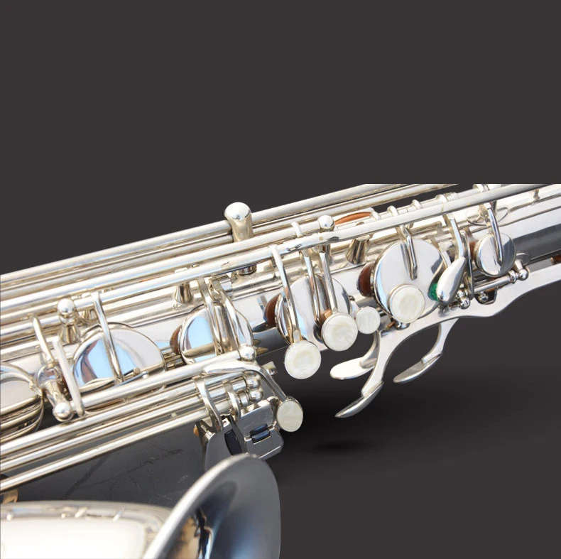 Серебряный с никелированным покрытием Инструмент аксессуары Китай Sax Профессиональный Bb тенор саксофон