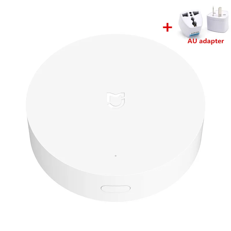 Add AU Adapter Новейший Xiaomi многомодовый Умный домашний шлюз ZigBee wifi Bluetooth сетчатый концентратор Работает с приложением Mijia Apple Homekit Интеллектуальный домашний концентратор - Цвет: Add AU Adapter
