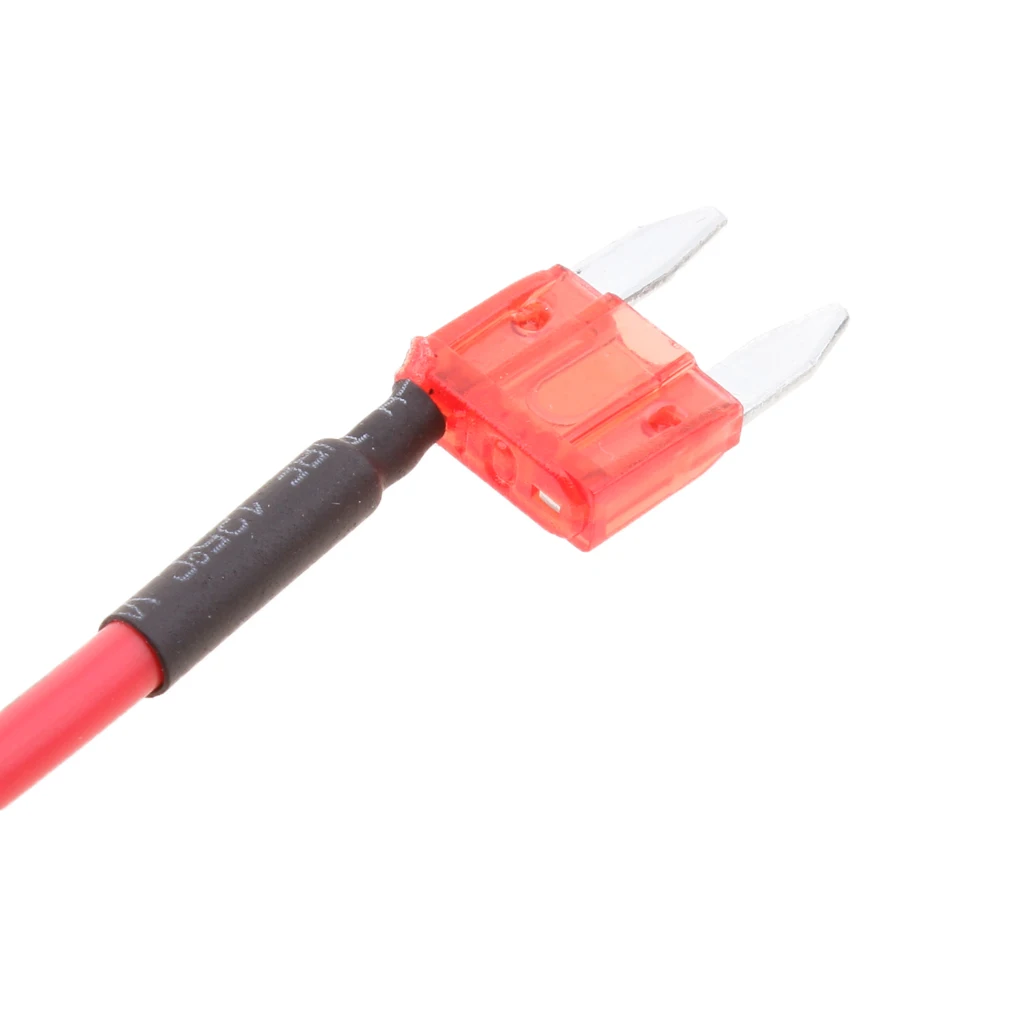 Car RV Boat Fuse Medium Blade Style 10A 32V with 16AWG Wire 5 Pieces car fuses kit
