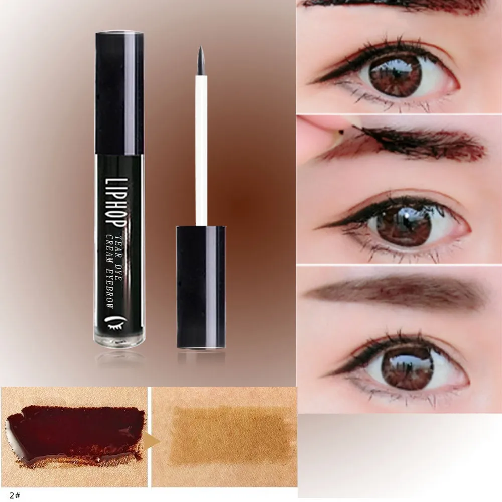 Усилитель бровей, стойкий макияж, крем-краска для бровей, цвета