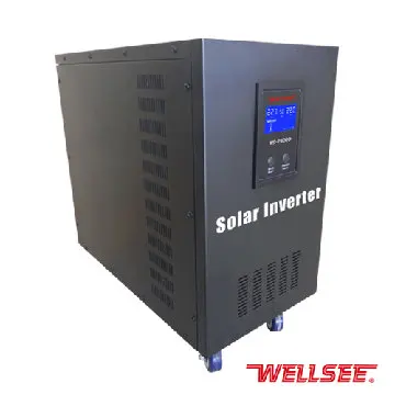 

WELLSEE 6000 watt pure sine wave inverter 24v dc to 220v ac 10000 watt power inverter 6KW ture power solar system inverter