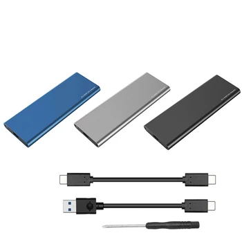 

USB3.1 Type-C to M.2 M Key NVMe SSD Box Solid State Drive Housing Case 10Gbps High Speed Hard Drive Disk Enclosure 3 colors