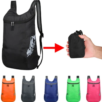 Zaino leggero ripiegabile pieghevole ultraleggero borsa pieghevole per esterni per il tempo libero ciclismo escursionismo zaino da viaggio sport uomo donna