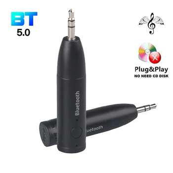 

Car Bluetooth Audio Receiver 3.5mm Jack AUX Mini Wireless Bluetooth 5.0 Kit Stereo Music Adapter Auto for Car Headphone Speakers