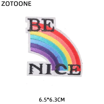 ZOTOONE Unicorn Patch Iron on Transfer for Jackets Hats Embroidery Patches Round Badges for Kids DIY Sewing Clothing Appliques D 2