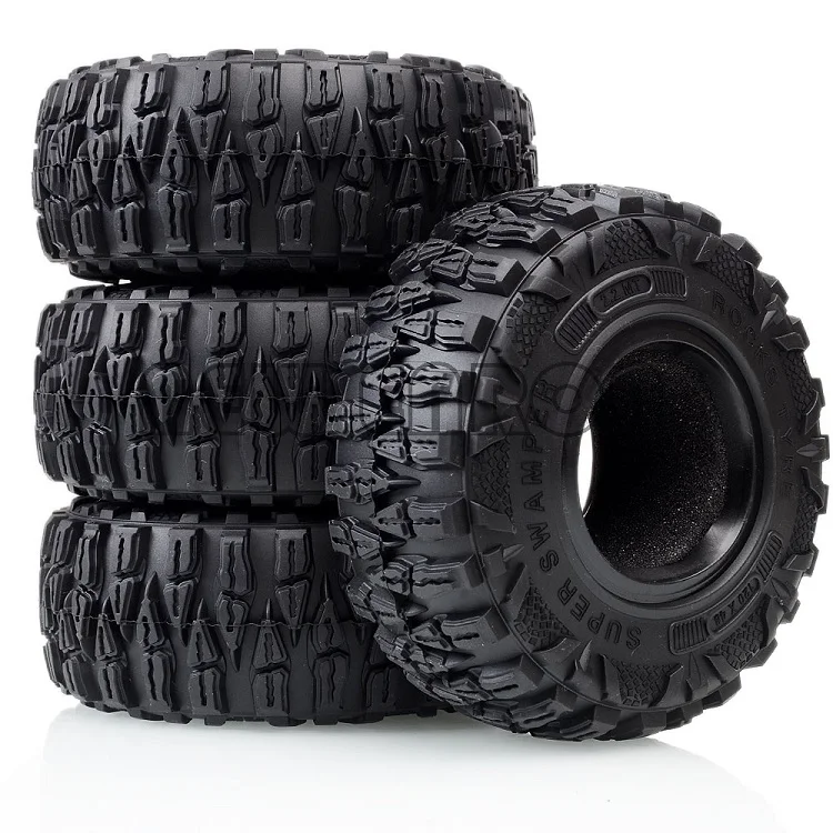 ENRON 4P Auminum 2,2 дюймов Beadlock колеса обода ступицы 120 мм Super Swamper Rocks шины для 1/10 RC автомобилей RR10 Wraith 90018 - Цвет: 120MM Tire