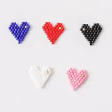 G. YCX 10 шт./лот Delica Miyuki Fit MIYUKI браслет пара матч Сердце Браслеты DIY Miyuki аксессуары для женщин и мужчин лето любовь подарок