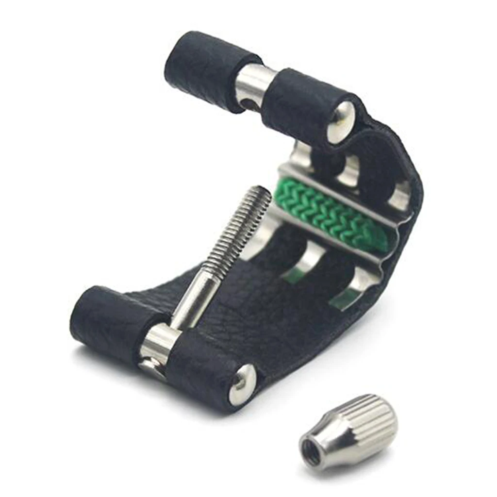 PU Leather Soprano B Clarinet Ligature for Instruments Music Lovers Gift