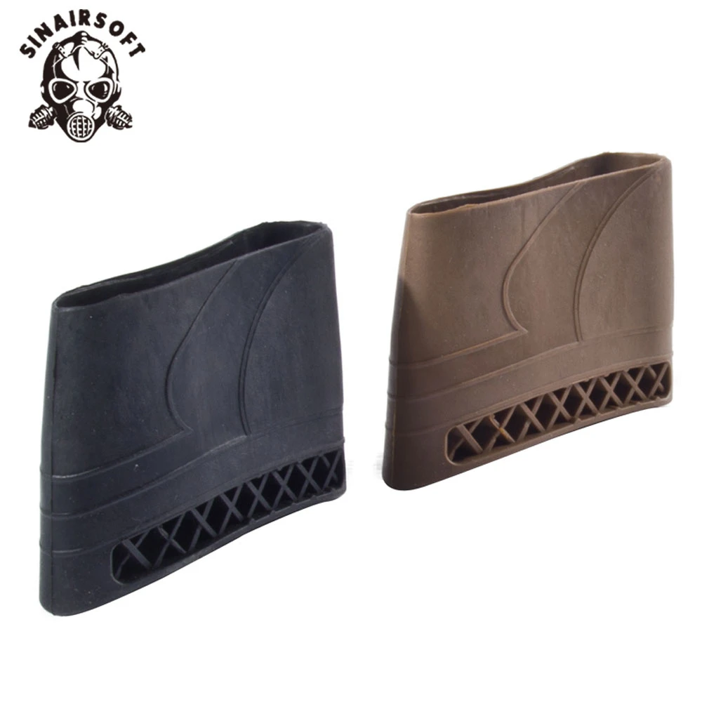 Rifle táctico Slip-On culata extensión almohadilla de goma Protector de Rifle para Paintball accesorios de caza Airsoft