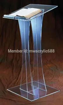 Бесплатная доставка Красивая простая акриловая подиумная кафедра | Мебель