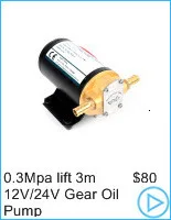 12 V 24V DC Электрический погружной насос для перекачки дизельного масла воды, корпус из нержавеющей стали, 12L/мин, топливоперекачивающий насос 12 вольт
