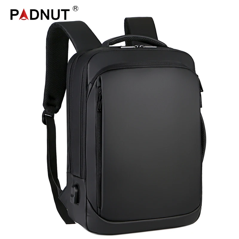  15.6 Inch Laptop Backpack Mens Male Backpacks Business Notebook Mochila Waterproof Back Pack USB Ch - 32993413374